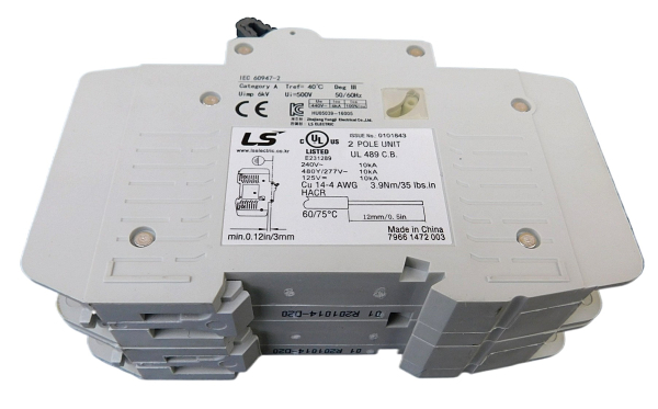 16 Amp 2 Pole UL489 Circuit Breaker