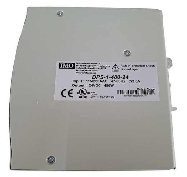 480W 24VDC POWER SUPPLY, 90-265VAC INPUT, UL Listed