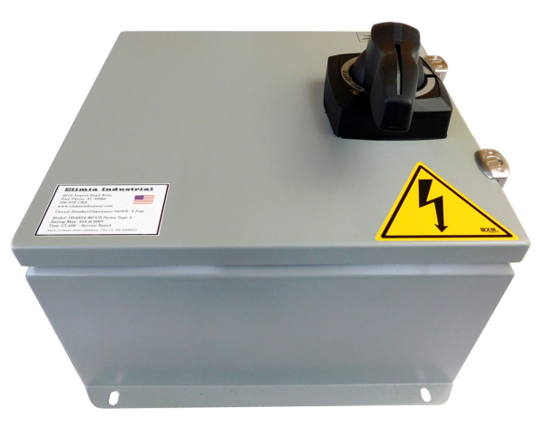 Circuit Breaker Main Disconnect, 100A, 230V, 480V, 600V, Nema 4