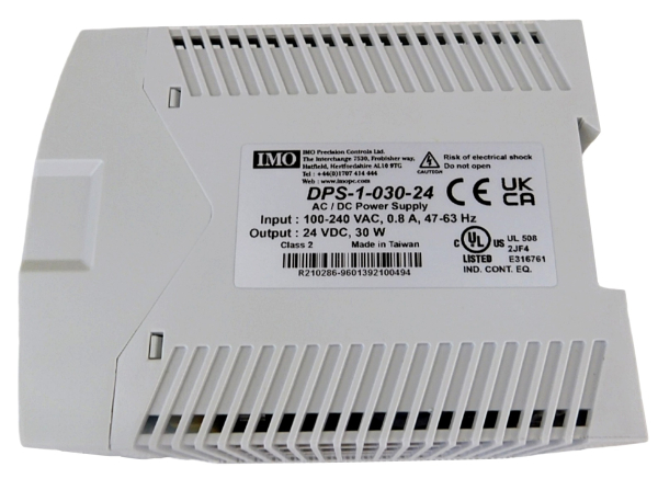 30W 24VDC POWER SUPPLY, 85-264VAC INPUT, UL Listed