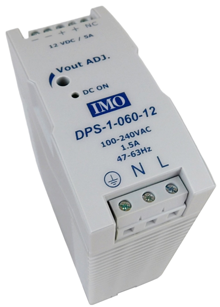 60W 12VDC POWER SUPPLY, 85-264VAC INPUT, UL Listed