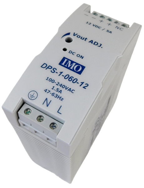 60W 12VDC POWER SUPPLY, 85-264VAC INPUT, UL Listed