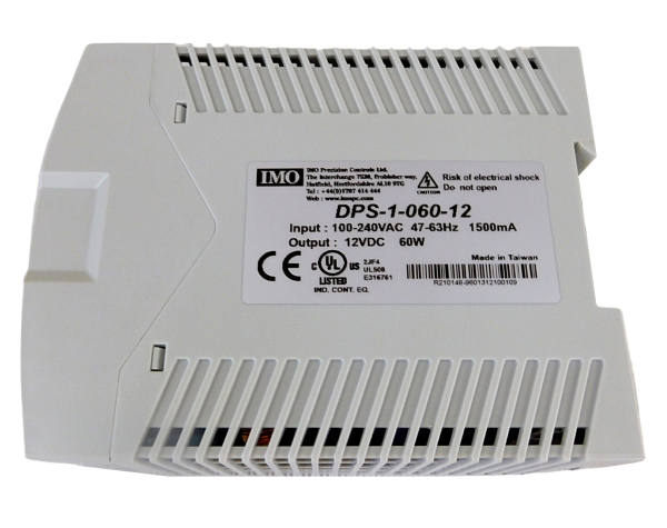 60W 12VDC POWER SUPPLY, 85-264VAC INPUT, UL Listed