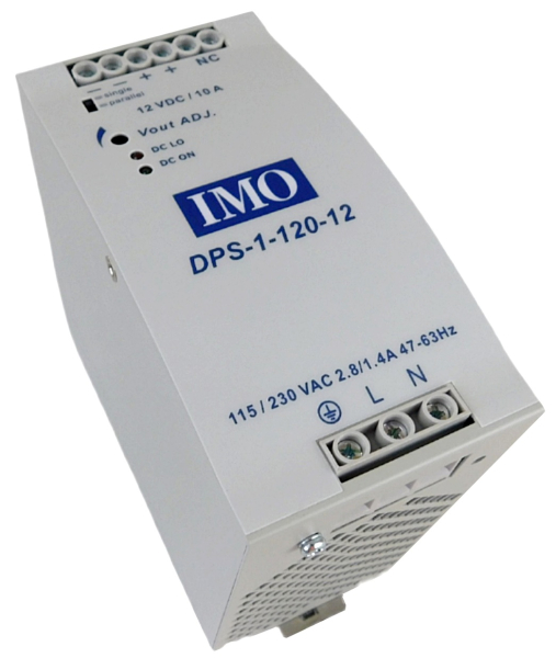 120W 12VDC POWER SUPPLY, 90-264VAC INPUT, UL Listed
