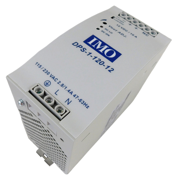 120W 12VDC POWER SUPPLY, 90-264VAC INPUT, UL Listed