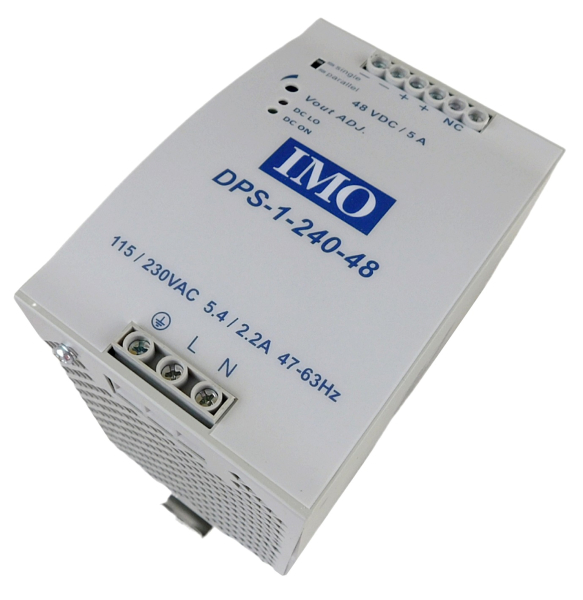 240W 48VDC POWER SUPPLY, 90-264VAC INPUT, UL Listed