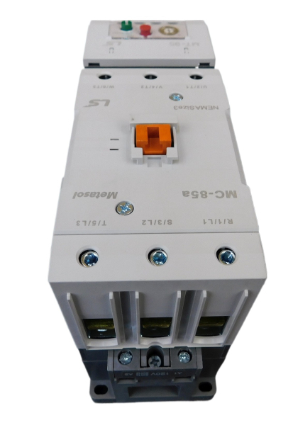 Motor Starter, 63-85 Amp, 120V Coil, 25HP 208-230V, Nema Size 3, IEC Size 85
