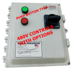 480V Enclosed Starters w/Disconnect, 480V Controls